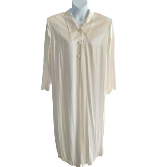 Vintage Ronnie Nicole II Cream 2-Piece Jacket & Maxi Dress Set Size 24W - Picture 2 of 11